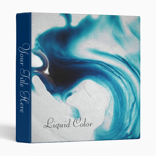 Blue Waves Color Binder (Front/Spine)