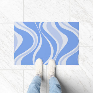 Blue Waves Door Mat