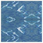 Blue Waves Fabric