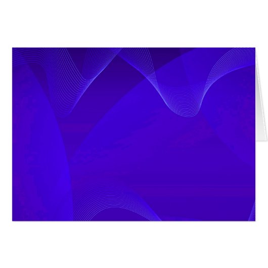 Blue Waves I Cards (Front Horizontal)