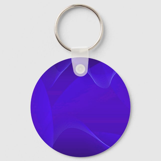 Blue Waves I Keychain (Front)