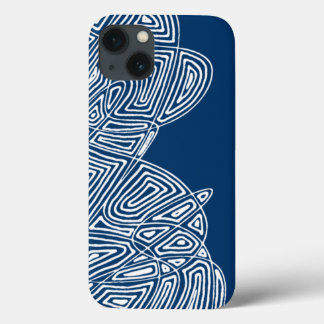 Blue Waves iPhone Case
