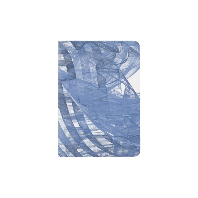 Blue waves passport holder (Front)