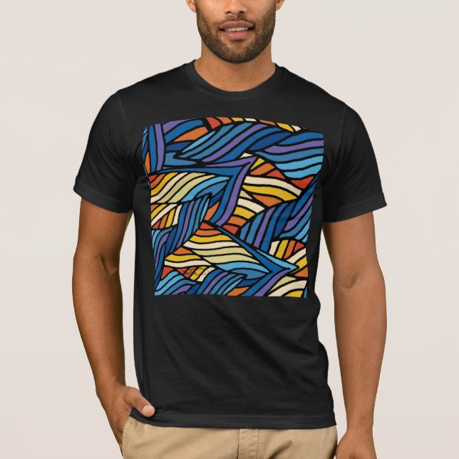 Blue Waves T-Shirt (Front)