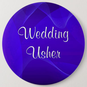 Blue Waves Usher Button