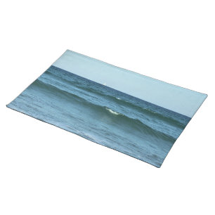Blue Waves Washing Gently Toward Shore Placemat