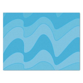 Blue Wavy Stripes Pattern