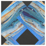 blue weathered barnboard black diamond fabric