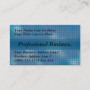 Blue Weave, Professional Business Card
