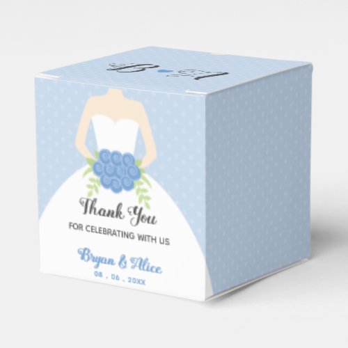 Blue Wedding Favor Boxes Simple Wedding Gown