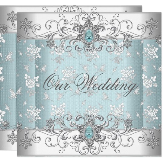 Blue Wedding Invitation | Zazzle.com
