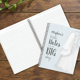 Blue Wedding Planner Personalized Notebook