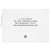 Blue Weimaraner Puppy Cards (Back Horizontal)