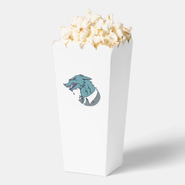 Blue Werewolf white popcorn boxes (Popped)