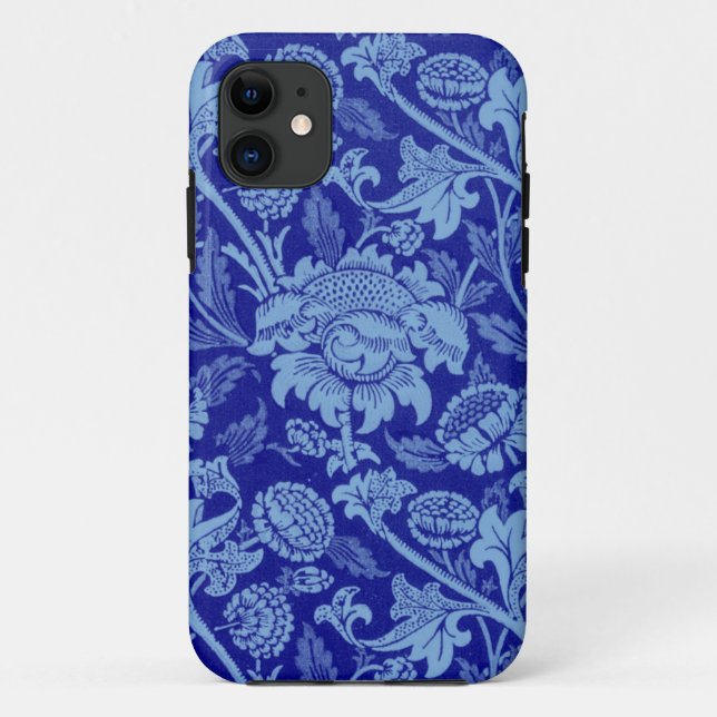 Blue Wey by William Morris Case-Mate iPhone Case (Back)