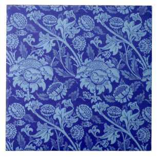 Blue Wey by William Morris Ceramic Tile
