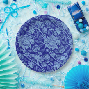 Blue Wey by William Morris Paper Plates