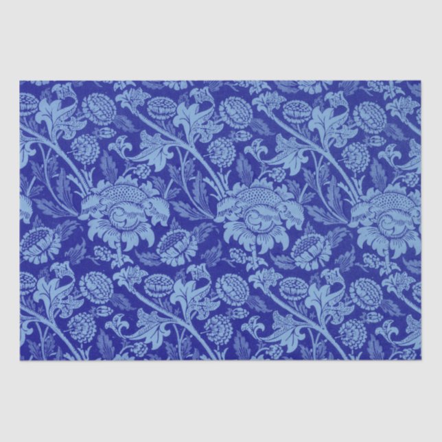 Blue Wey by William Morris Tissue Paper (Front)