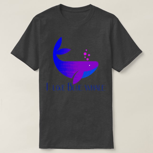 Blue whale 58 2 T-Shirt (Design Front)