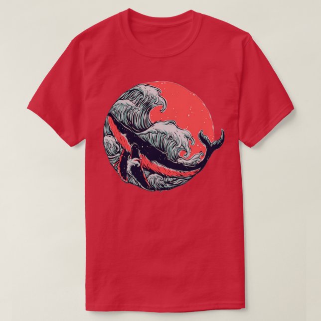 blue whale 77 2 T-Shirt (Design Front)
