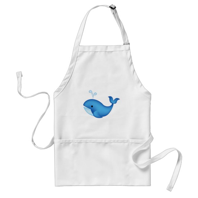 Blue whale adult apron (Front)