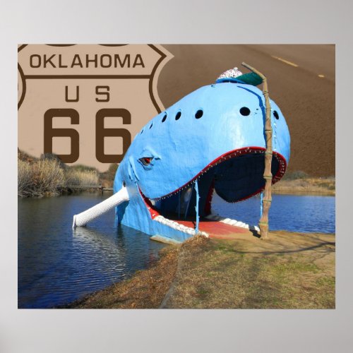 Blue Whale at Catoosa Poster