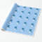 Blue whale baby shower wrapping paper