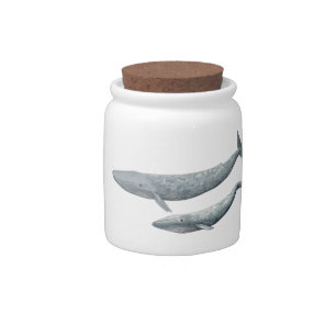 Blue Whale Candy Jar