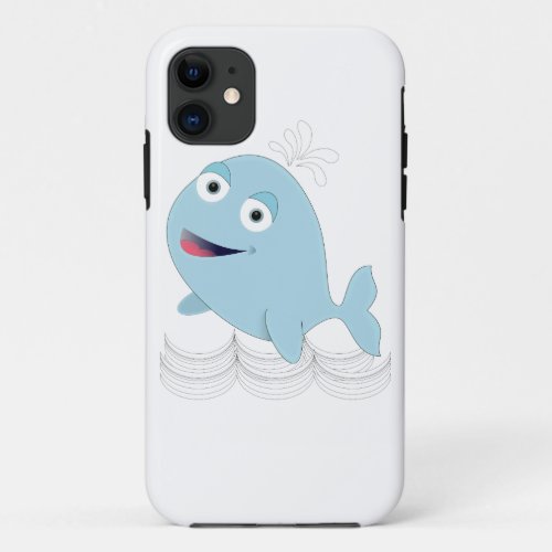 Blue Whale iPhone 11 Case