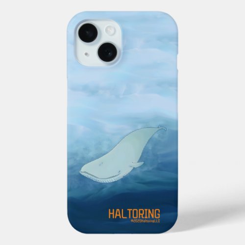 blue whale iPhone 15 case