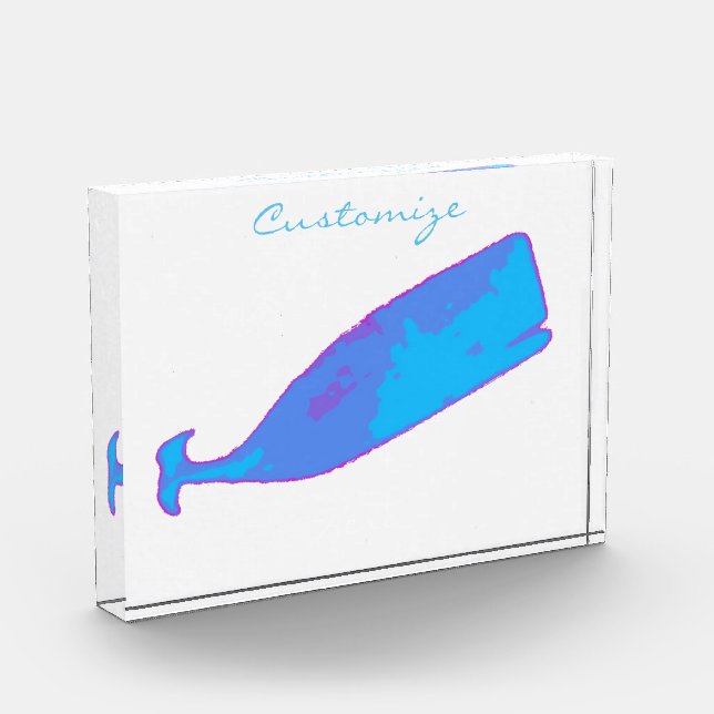 blue whale customized Thunder_Cove Award (Left)