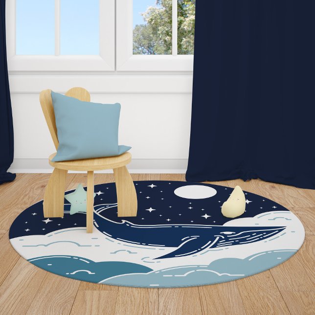 Blue Whale Dream  Rug (Creator Uploaded)