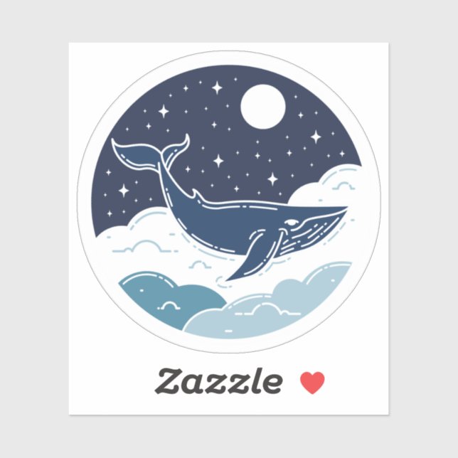 Blue Whale Dream Sticker (Sheet)