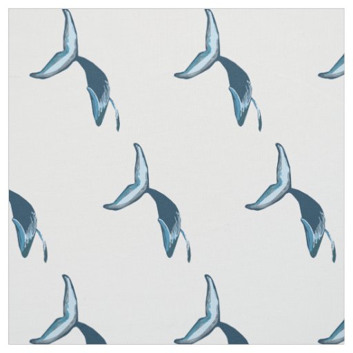 Blue Whale Fabric