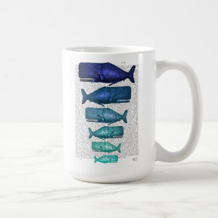 Blue Whale Family Coffee Mug
