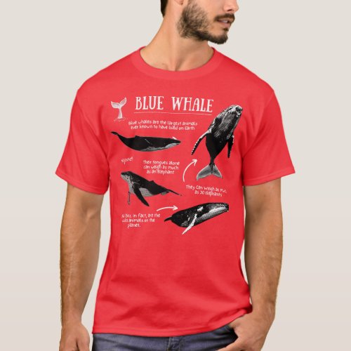 Blue Whale Fun Facts T_Shirt