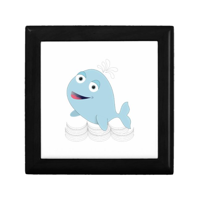 Blue Whale Keepsake Box (Front)