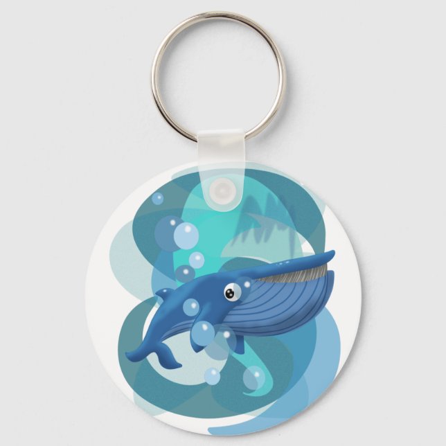 Blue Whale Keychain (Front)