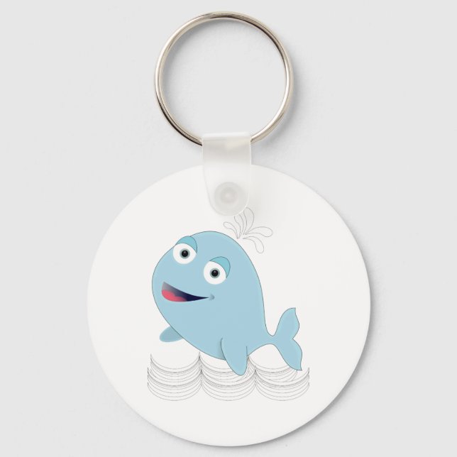 Blue Whale Keychain (Front)