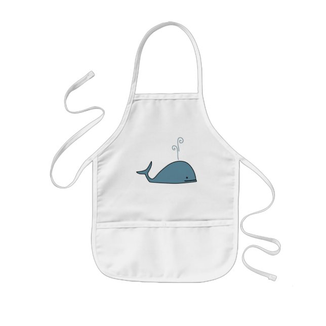 Blue Whale Kids' Apron (Front)