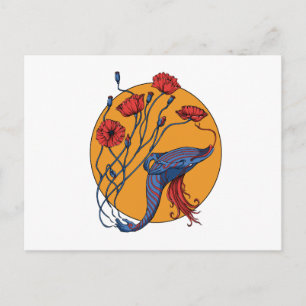 Blue Whale Postcard