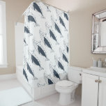 Blue Whale Shower Curtain By Idyl-wyld at Zazzle
