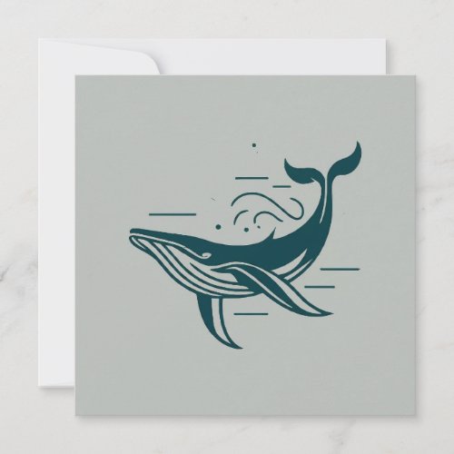 Blue Whale Swimming illustration