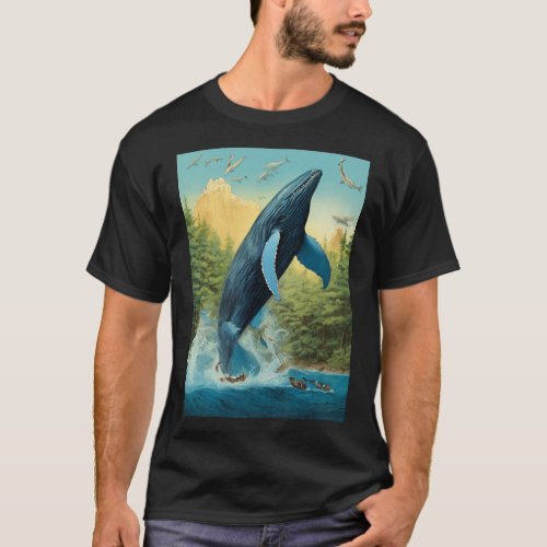 Blue whale t_shirt 