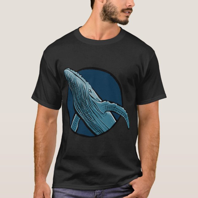 Blue whale T-Shirt (Front)