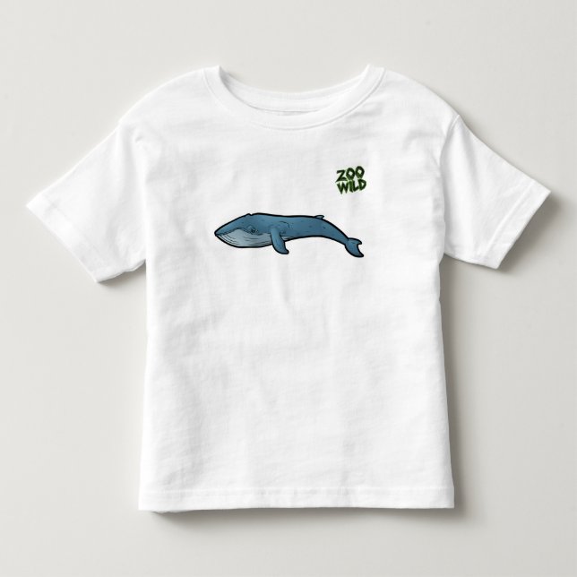 Blue Whale Toddler T-shirt (Front)