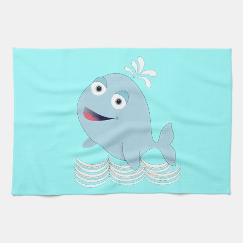 Blue Whale Towel