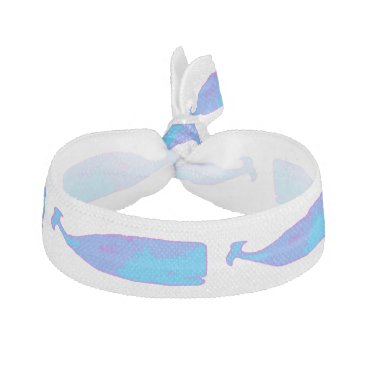 blue whale underwater swimming pink hair tie blue whale underwater swimming pink hair tie