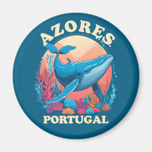 Blue Whale Watching in Azores Magnet