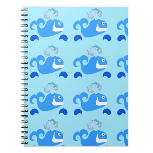 Blue Whales Everywhere Notebook